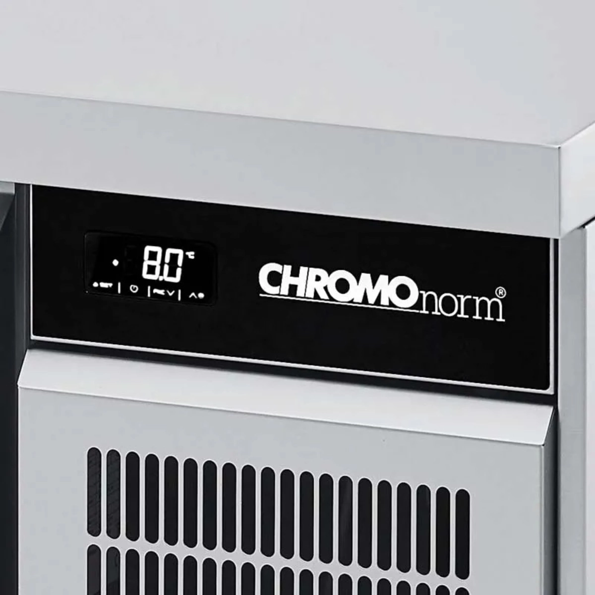 Hűtött munkaasztal 1 ajtó 2 fiók GN 1/1 CHROMOnorm - Image 5